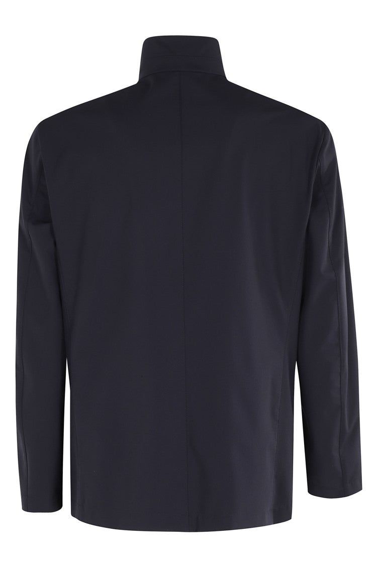 Fay Blue Travel Duty Front-Darts Polyamide Jacket