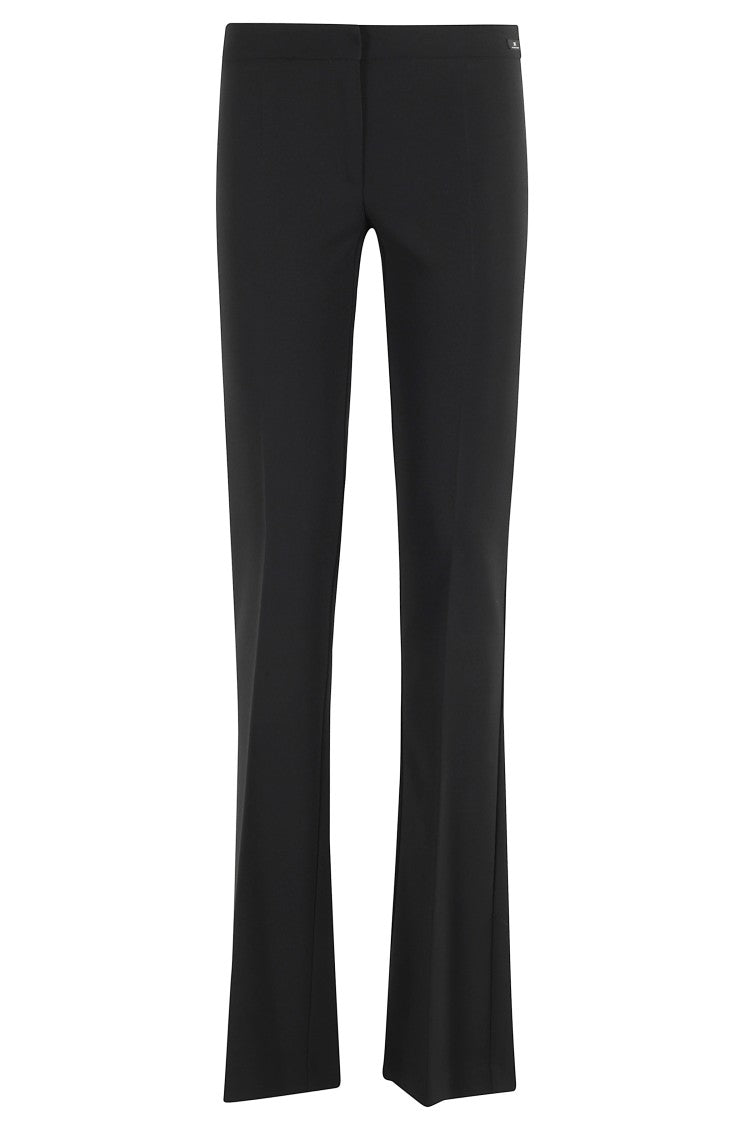 Elisabetta Franchi Flared Tailored Pants With Front Pleats