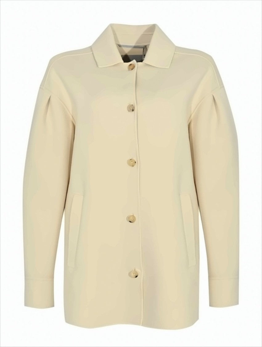 Max Mara Emblema Jacket With Gathered Pleats