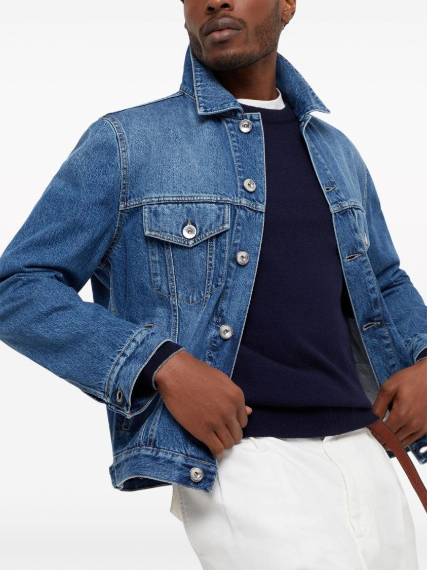 Brunello Cucinelli Fitted Round Neck Sweater