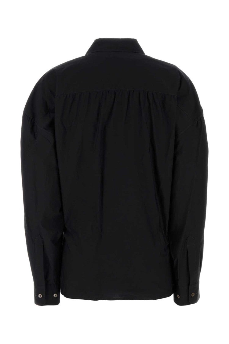 Lemaire Black Cotton Blend Shirt