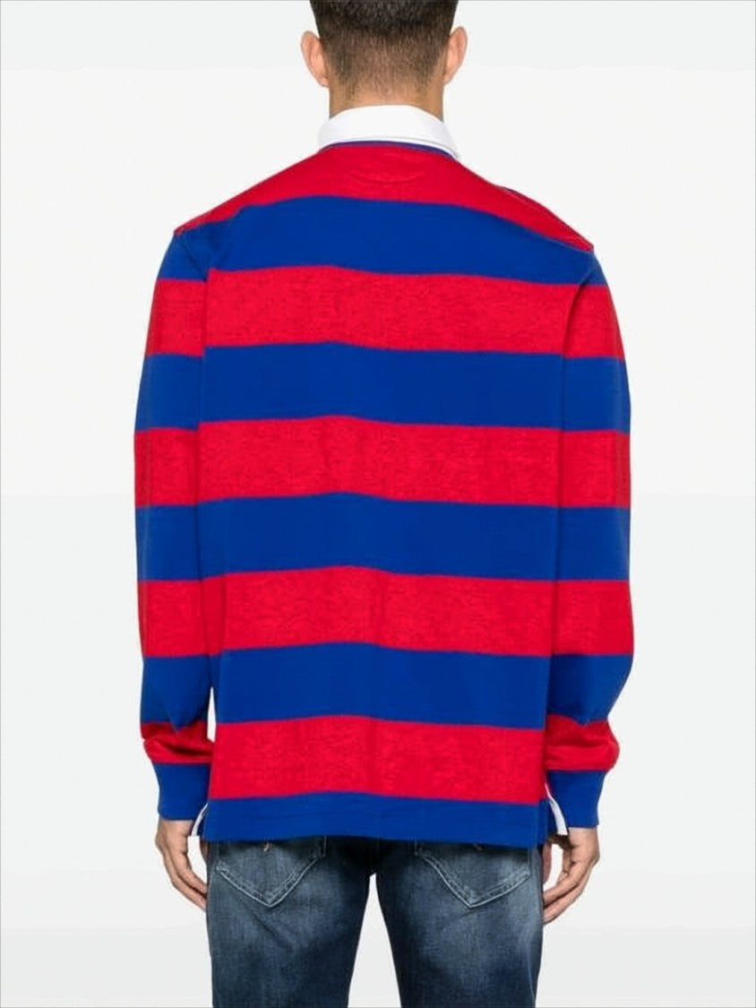 Polo Ralph Lauren Long-Sleeve Striped Polo Shirt With Classic Collar