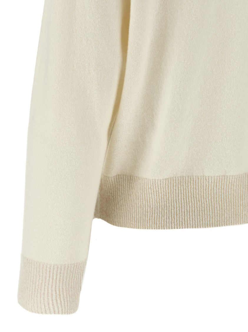 Peserico Lurex Details Turtleneck Sweater