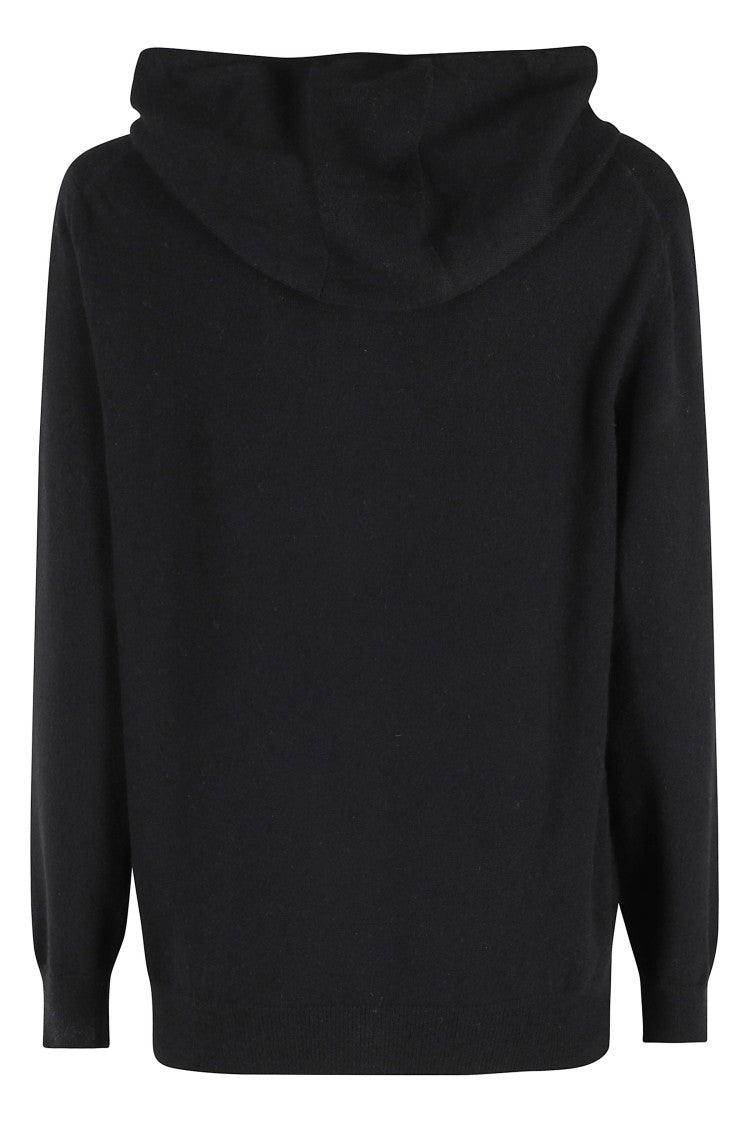 Malo Black Bomber Jacket With Adjustable Hood