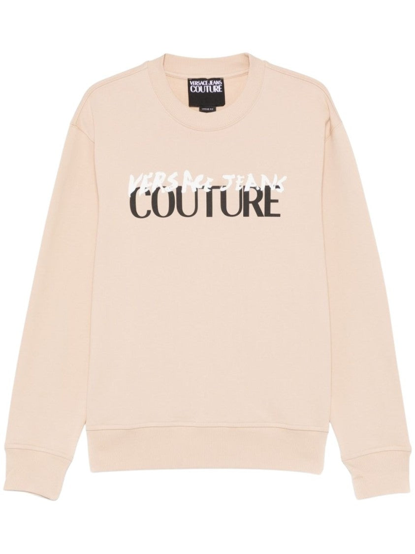 Versace Jeans Couture Neutral Graphic Print Sweatshirt