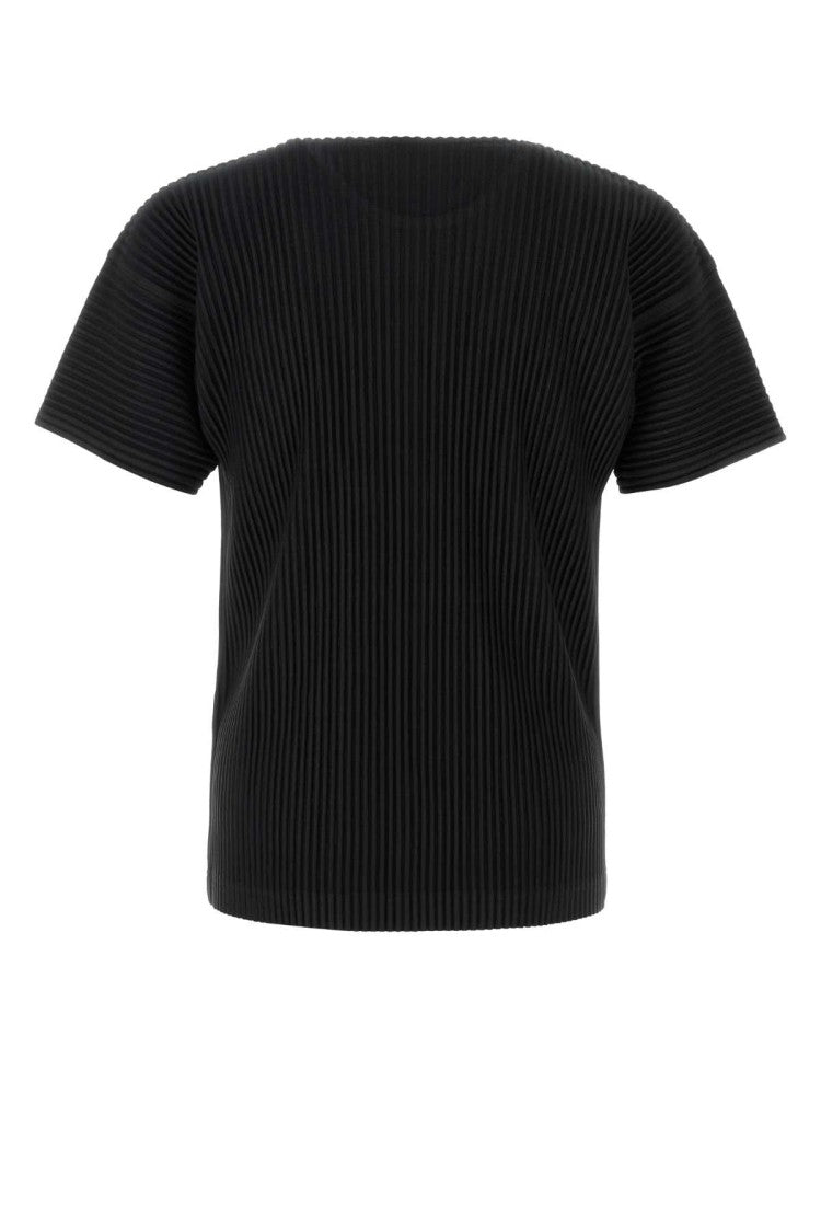 Homme Plissé Issey Miyake Black Polyester T-Shirt