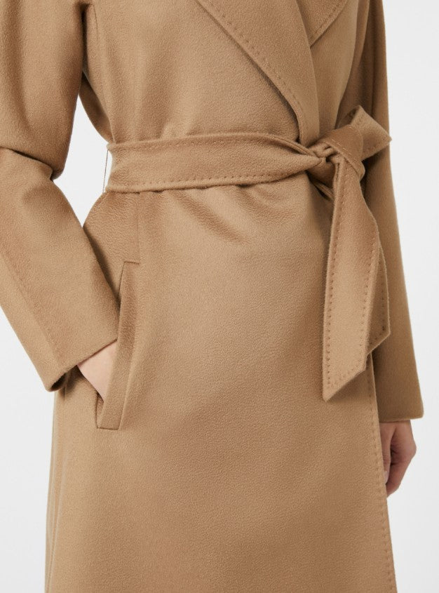 Max Mara Brown Wool Pure Drap Coat