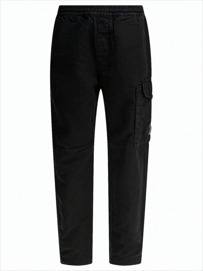 C.P. Company Relaxed Fit Straight Pants With Cargo Pocket Detail