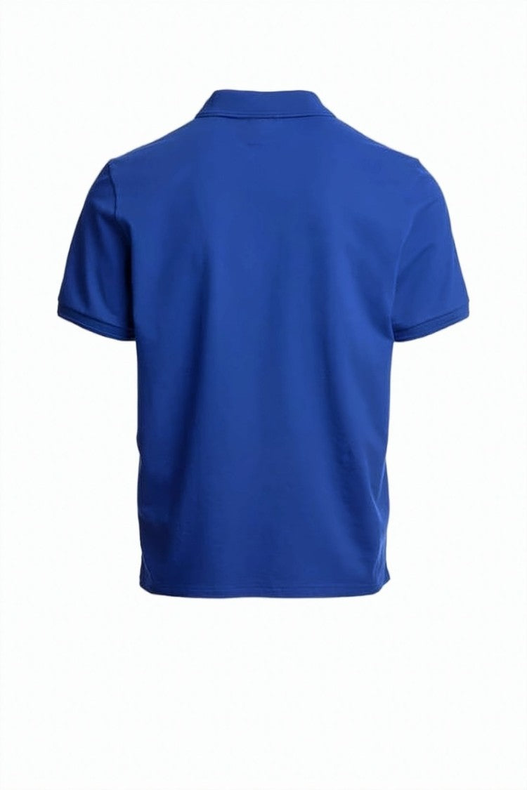 Parajumpers Cropped Polo Shirt With Classic Collar And Logo Patch