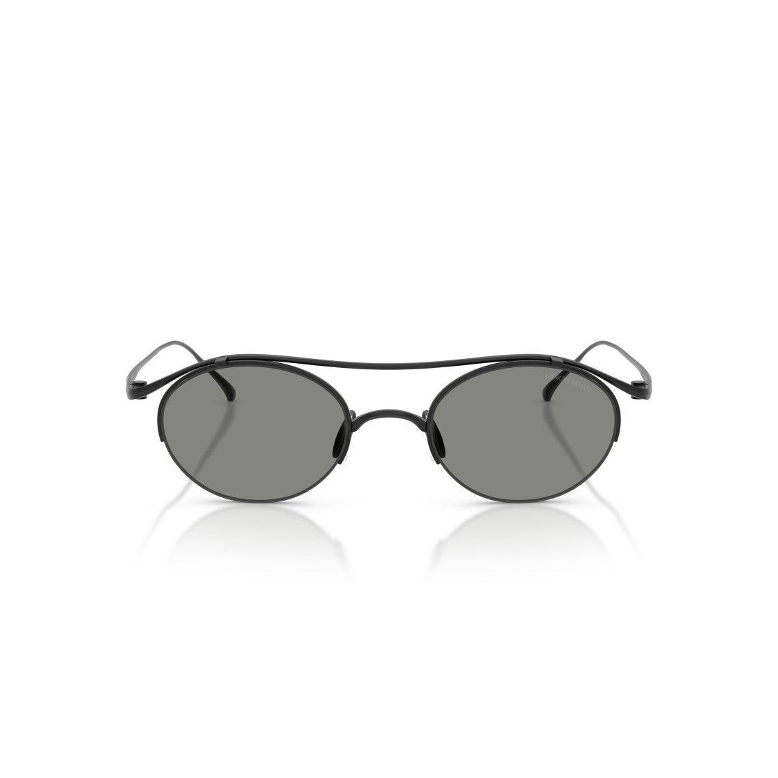 Giorgio Armani 0Ar6172t Titanium Frame Sunglasses With Oval Lenses