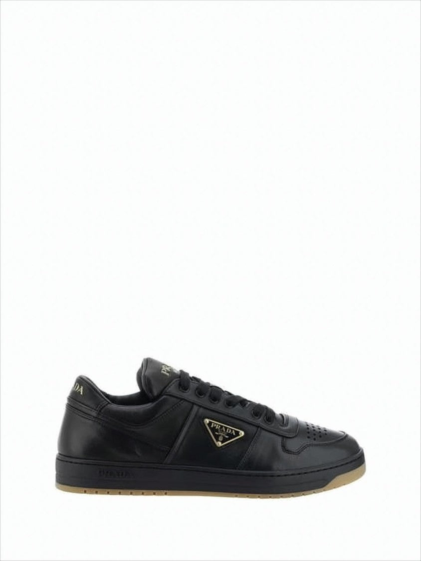 Prada Low-Top Sneakers With Perforated Leather Upper
