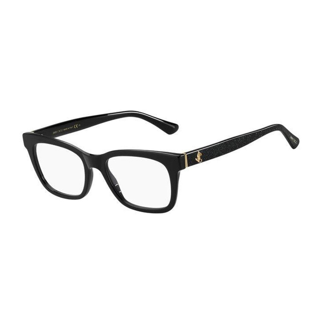 Jimmy Choo Black Jc277 Acetate Rectangular Glasses