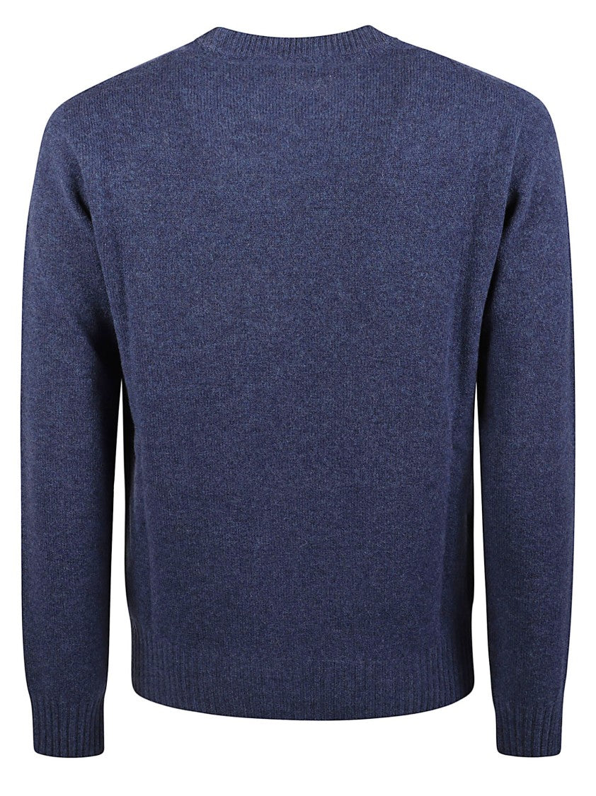 Altea Round Neck Fine Knit Virgin Wool Sweater