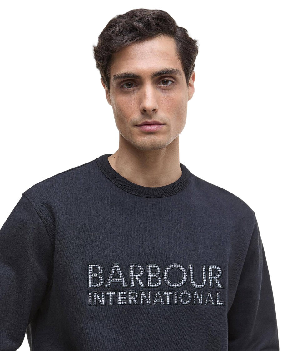 Barbour Bertie Blckstrak Logo Sweatshirt With Iconic Detailing