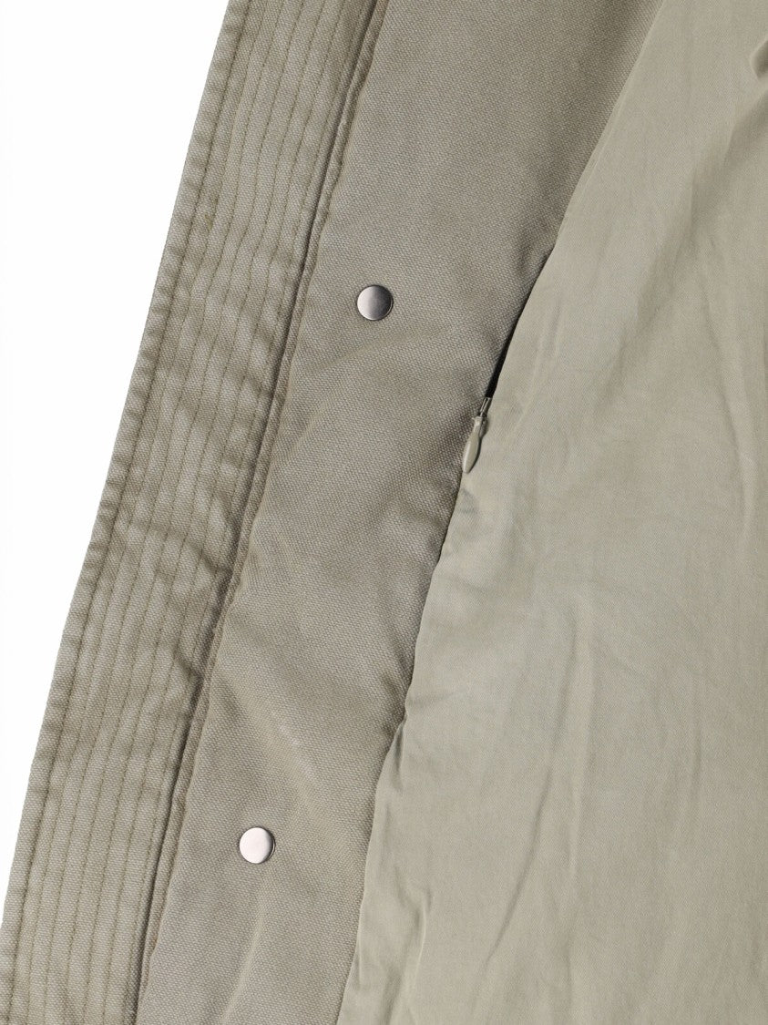 Entire Studios Green Removable Mouton Collar Cotton Jacket