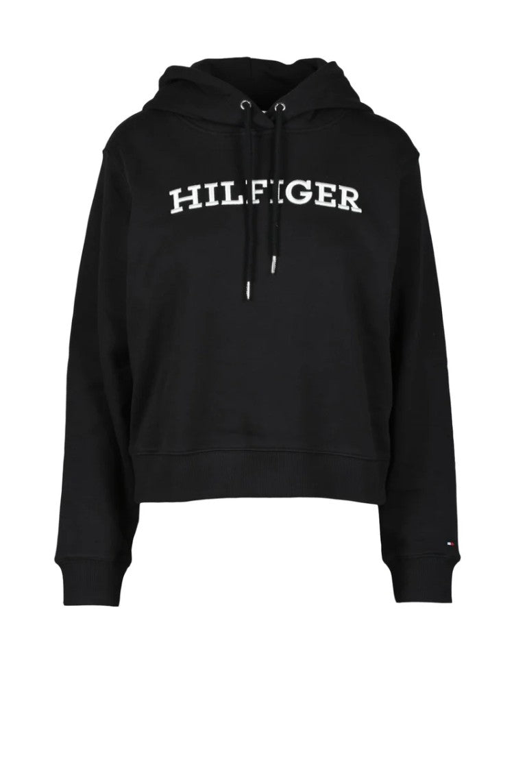 Tommy Hilfiger Black Hooded Sweatshirt