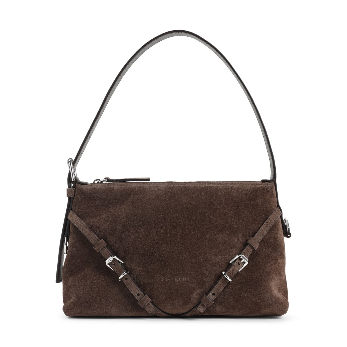 Givenchy Ebony Brown Calf Leather Voyou Mini Bag