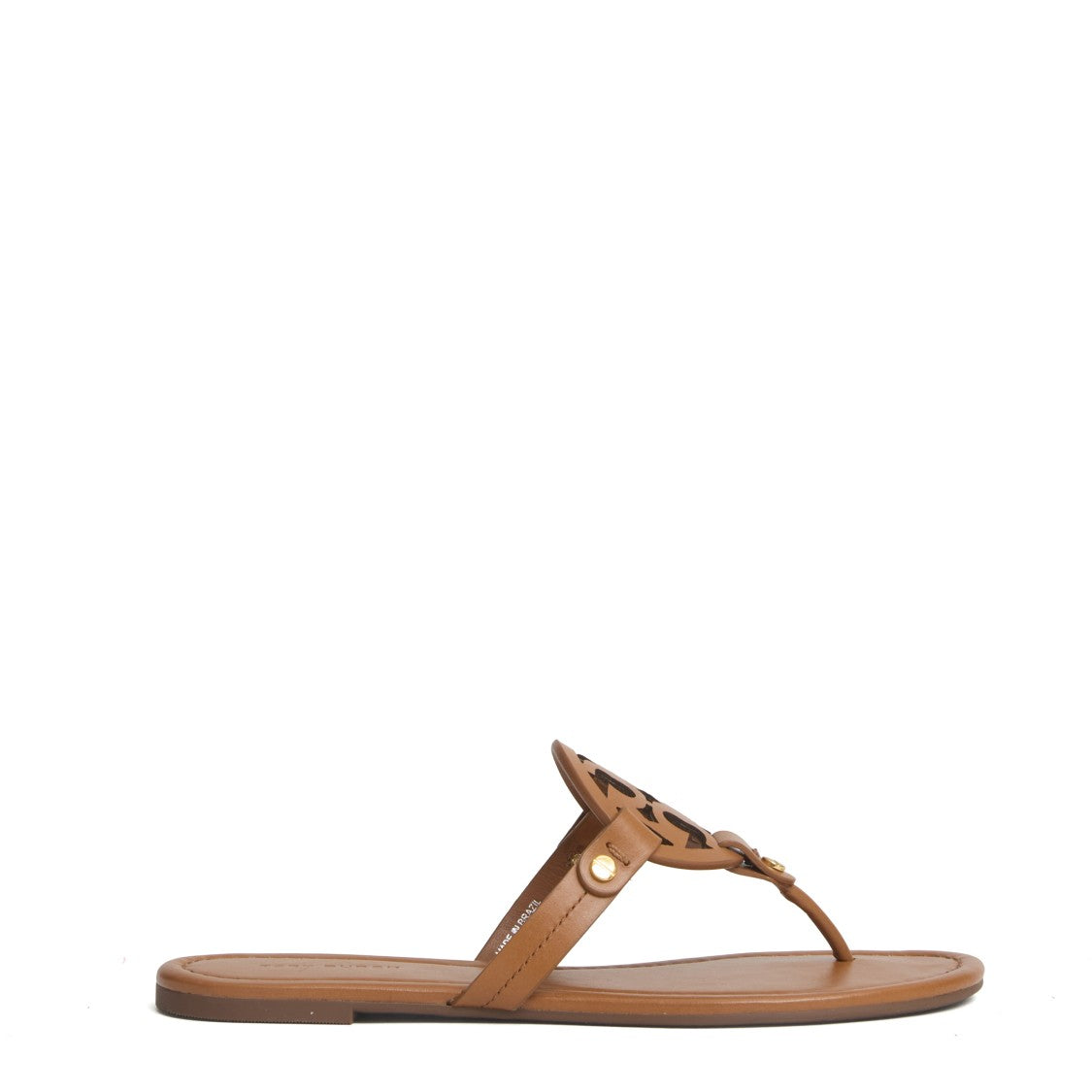 Tory Burch Miller Nappa Leather Flat Sandals