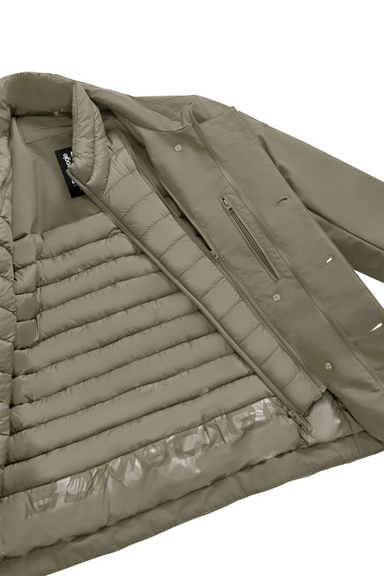 Bomboogie Double-Breasted Jacket With Detachable Bib