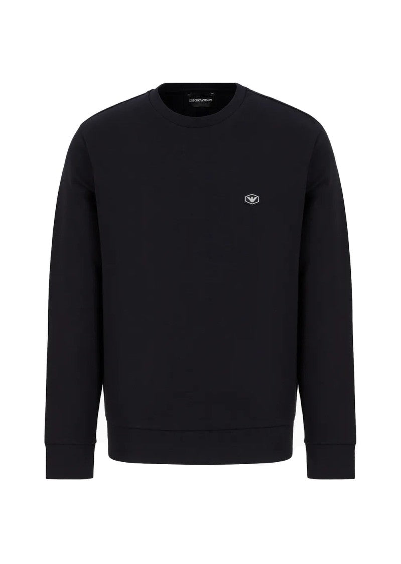 Emporio Armani Double Jersey Fabric Crew Neck Sweatshirt