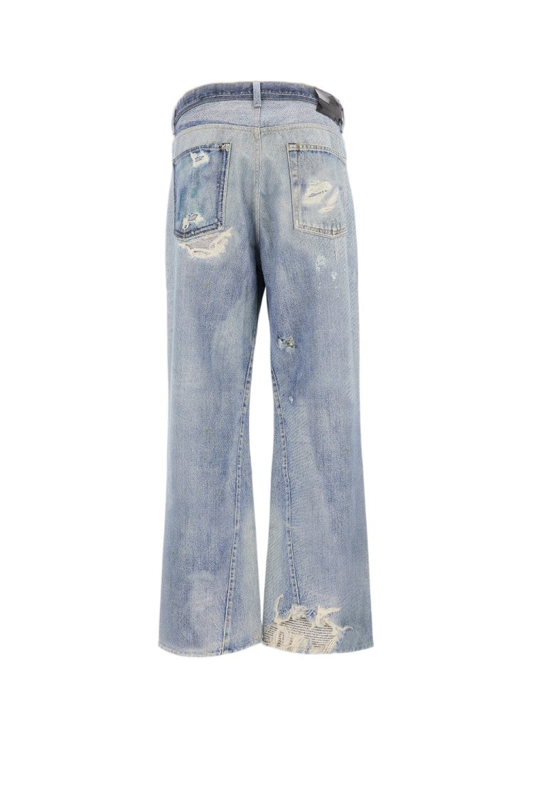 Our Legacy Light Blue Denim Digital Print Jeans