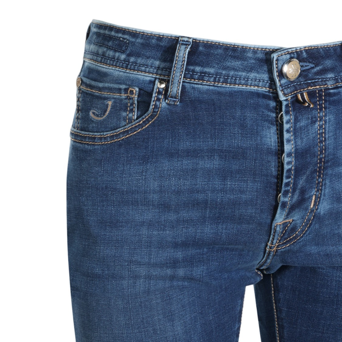 Jacob Cohen Slim-Fit Medium Blue Jeans
