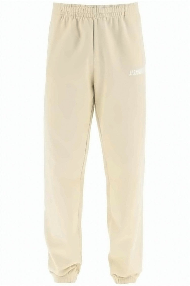 Jacquemus Relaxed Fit Cotton Joggers With Zippered Pocket