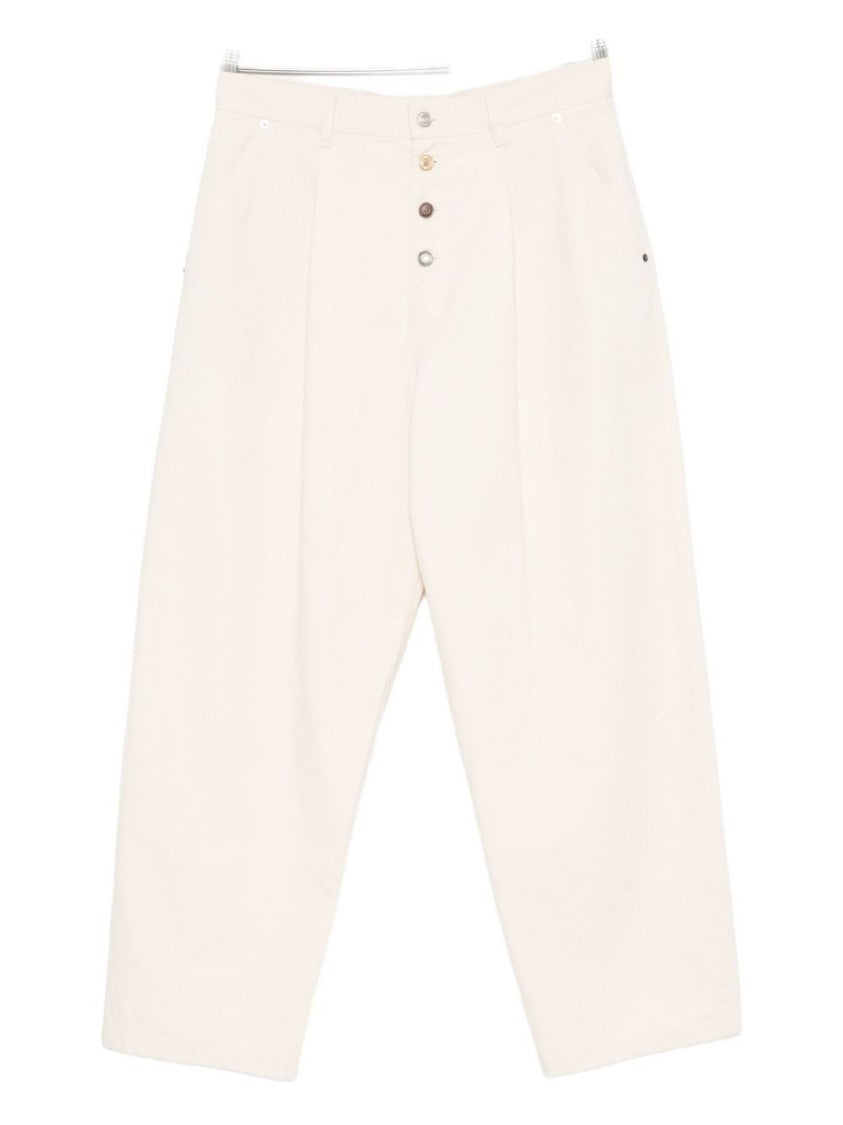 Moschino Wide-Leg Trousers With Pleated Front