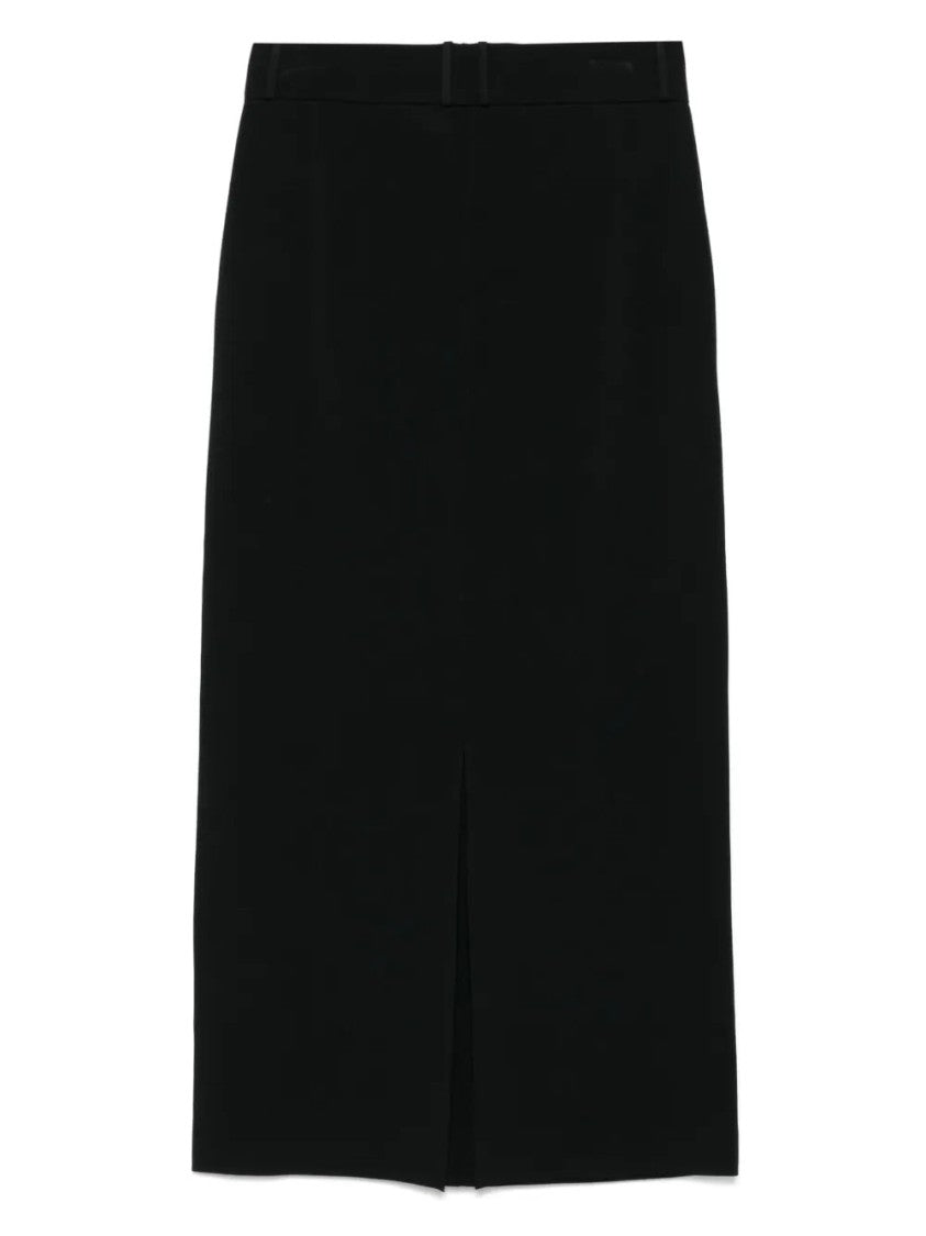 Joseph Straight Midi Skirt With Concealed Fastening