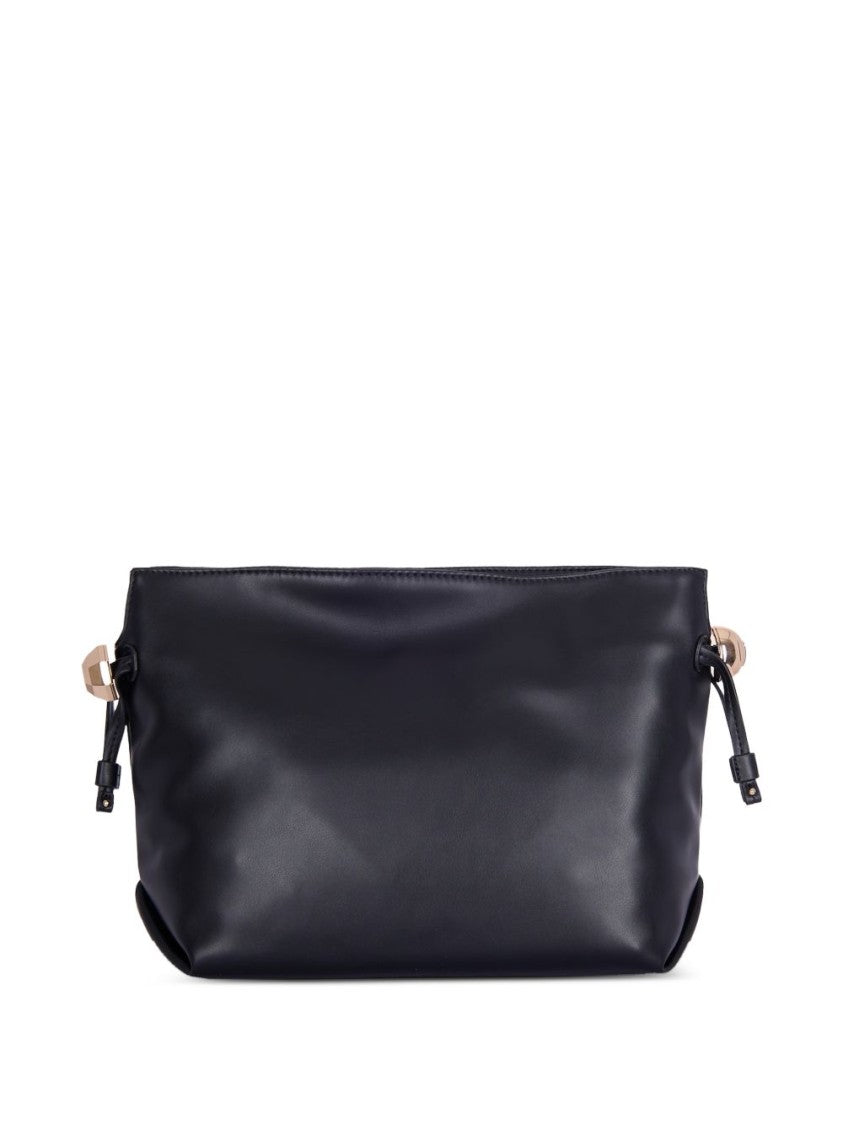 Liu Jo Black Handbag With Gold-Tone Accents