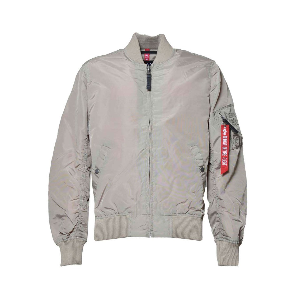 Alpha Industries Ma-1 Tt Bomber Jacket In Sand Nylon