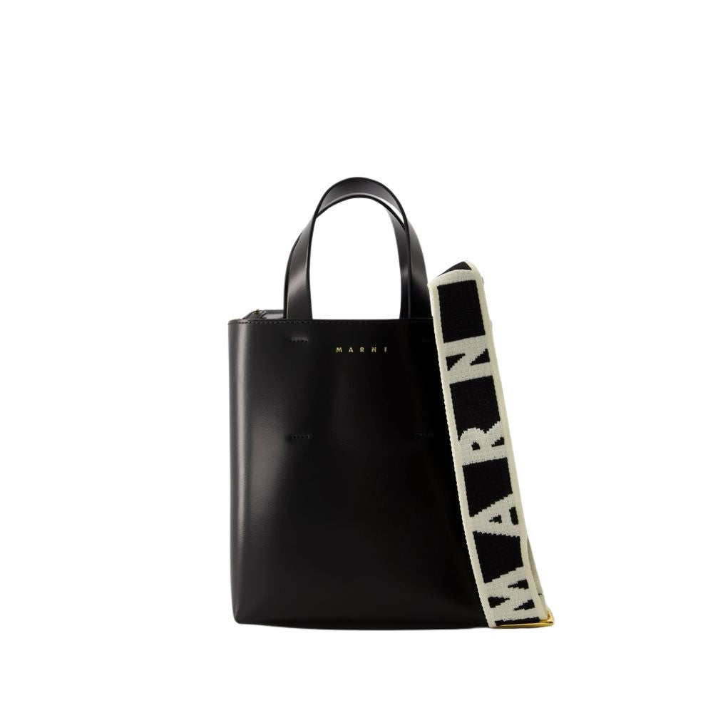 Marni Museo Mini Crossbody - Leather - Black