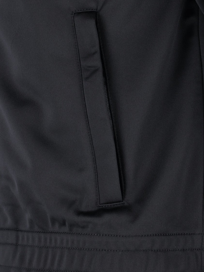 Martine Rose Cropped Track Jacket With High Collar And Dynamic Piping