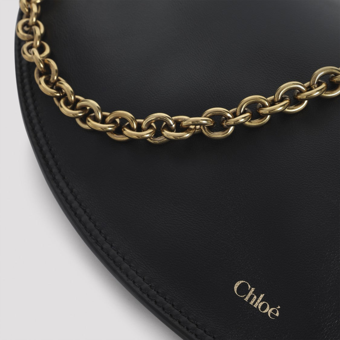 Chloé Black Lamb Leather Icons Shoulder Bag