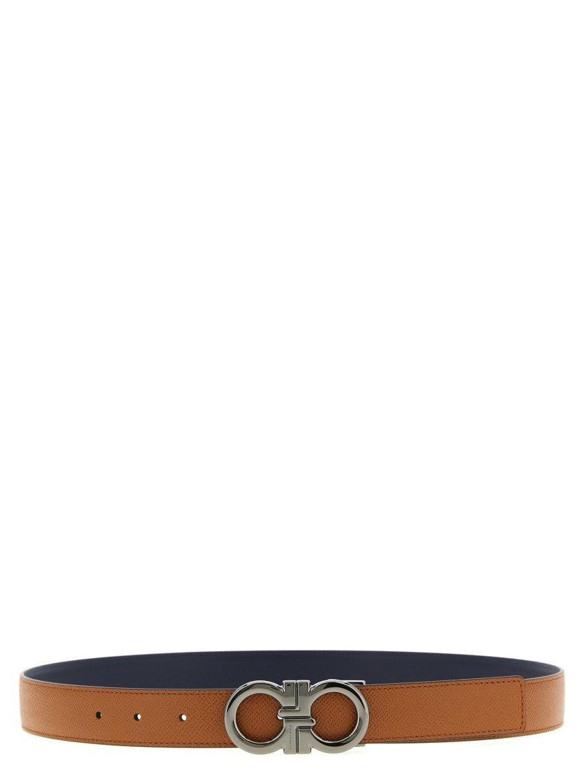 Ferragamo 'Gancini' Reversible Belt
