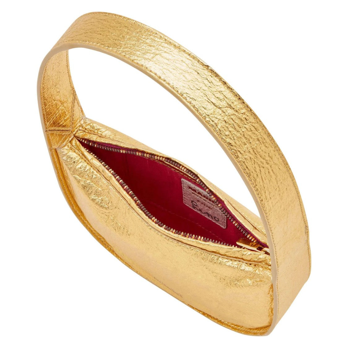 Marici Golden Shoulder Bag With Structured Frame