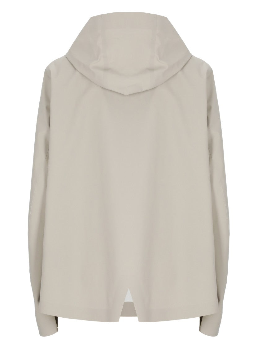 Rrd Beige Montecristo Color Hood Waterproof Jacket