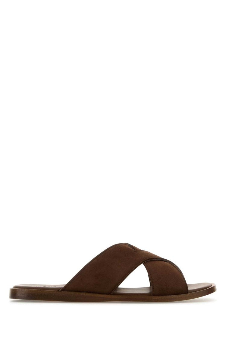 Church's Brown Suede Oriyah Slippers