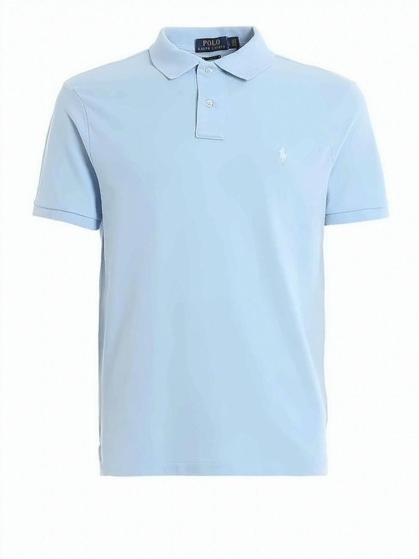 Polo Ralph Lauren Short-Sleeve Polo Shirt With Embroidered Logo And Traditional Collar