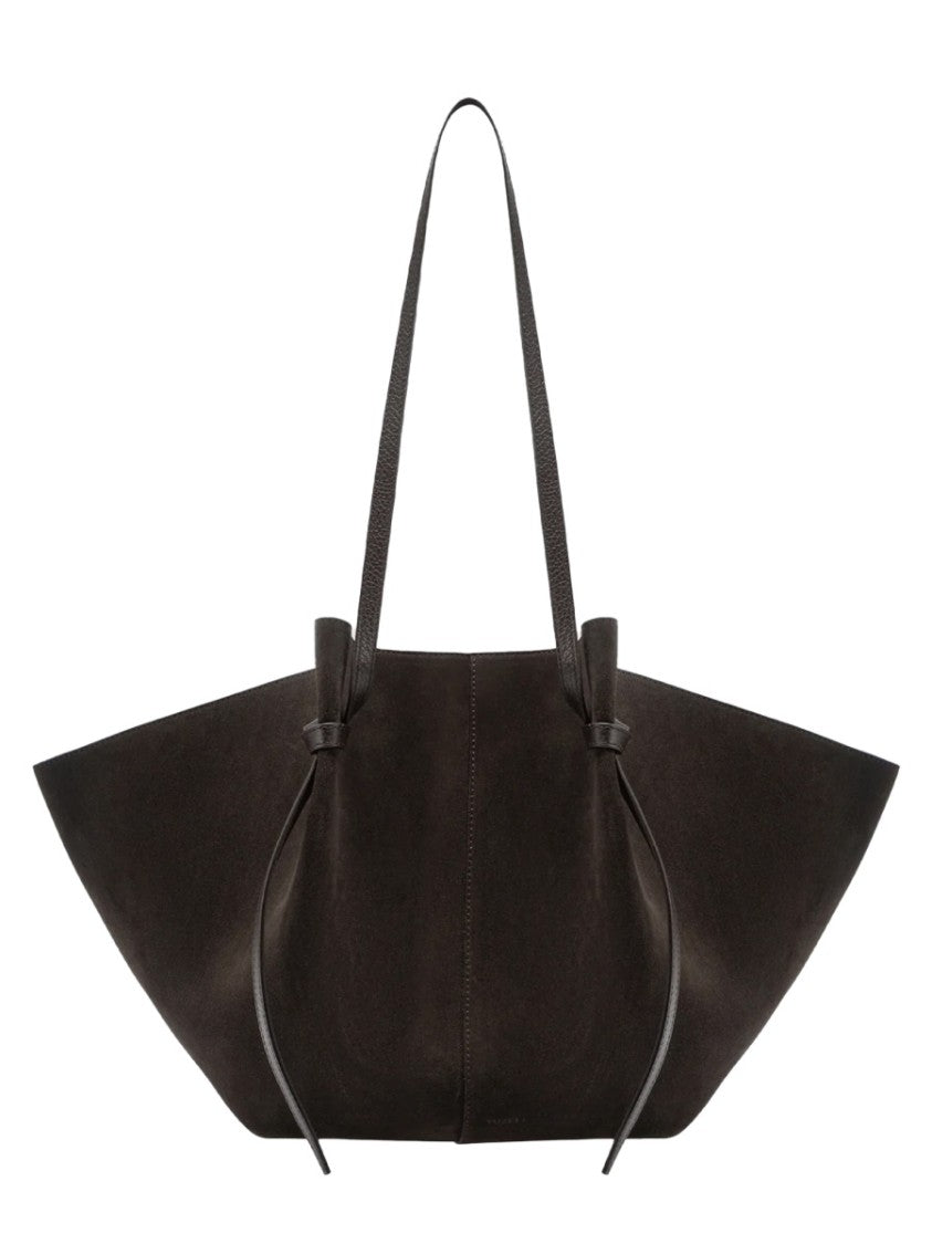 Yuzefi Winged Silhouette Leather Tote Bag By Yuzefi