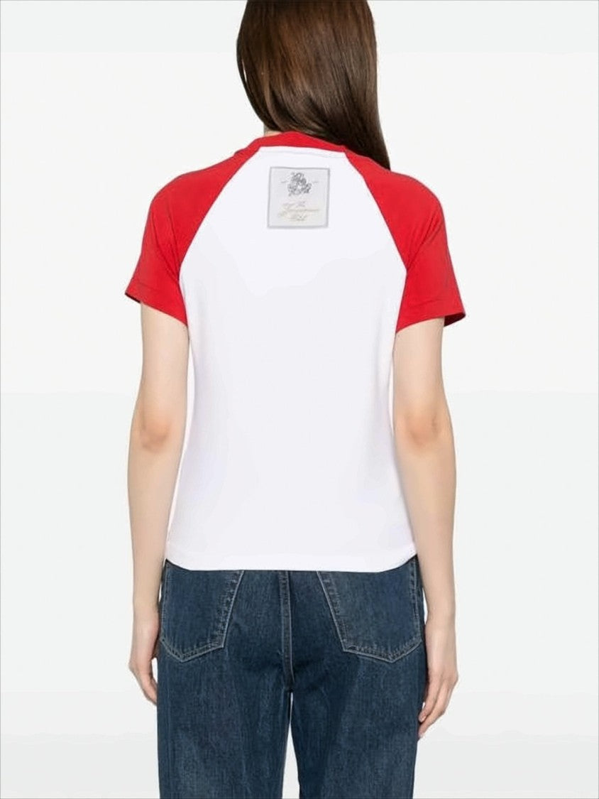 Jacquemus Classic Raglan Short-Sleeve T-Shirt With Contrasting Details