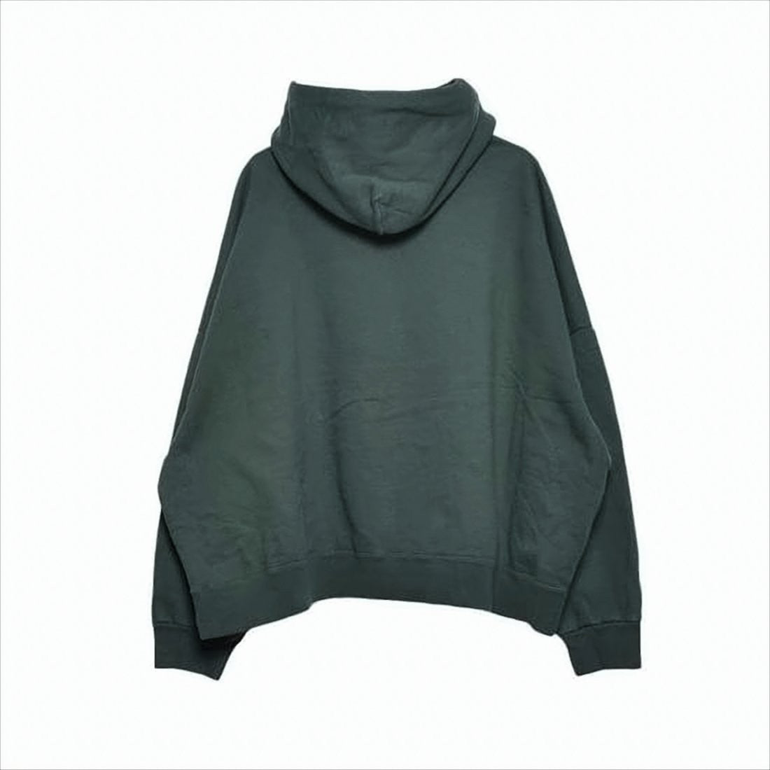 Saint Mxxxxxx Relaxed-Fit Green Cotton Hoodie With Bold Logo
