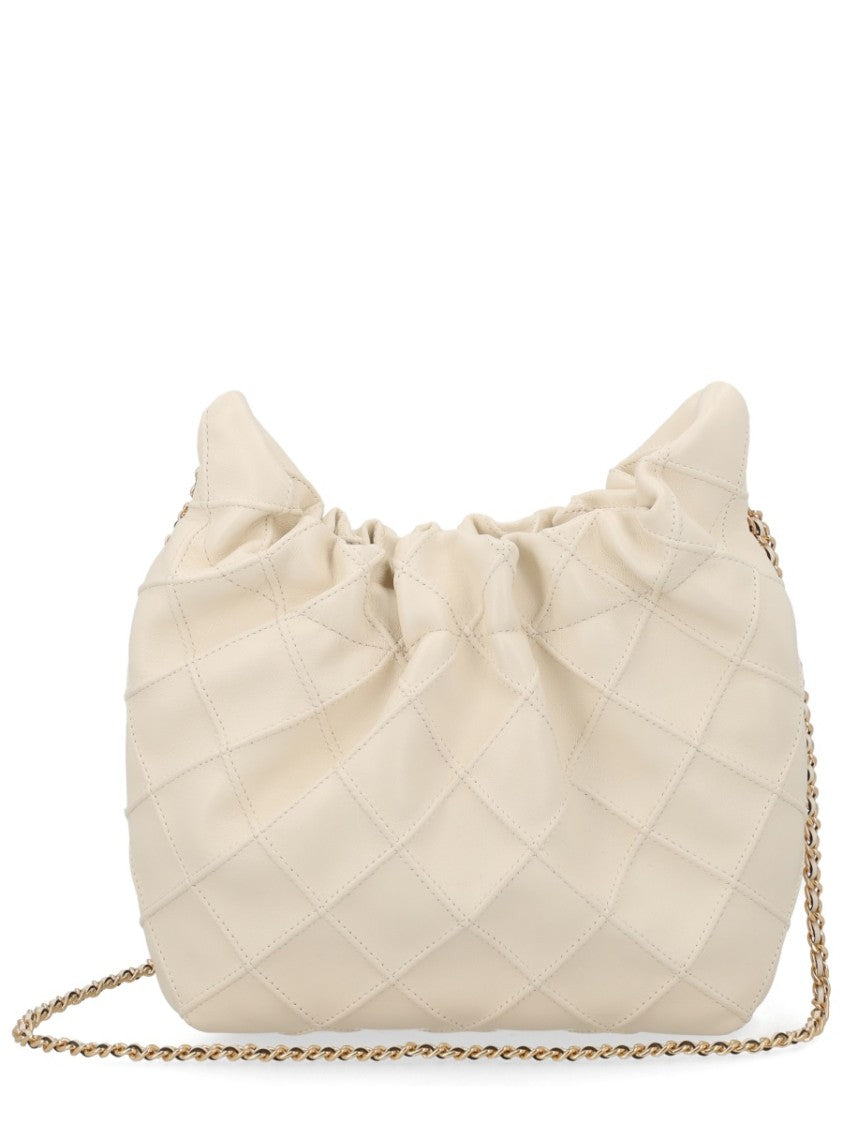 Tory Burch Mini Fleming Quilted Lamb Leather Bag