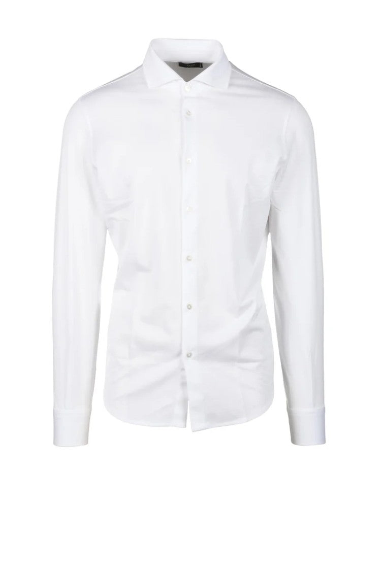 Fama White Tailored Cotton Shirt