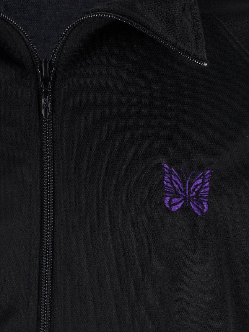 Needles Black Zip Sweatshirt