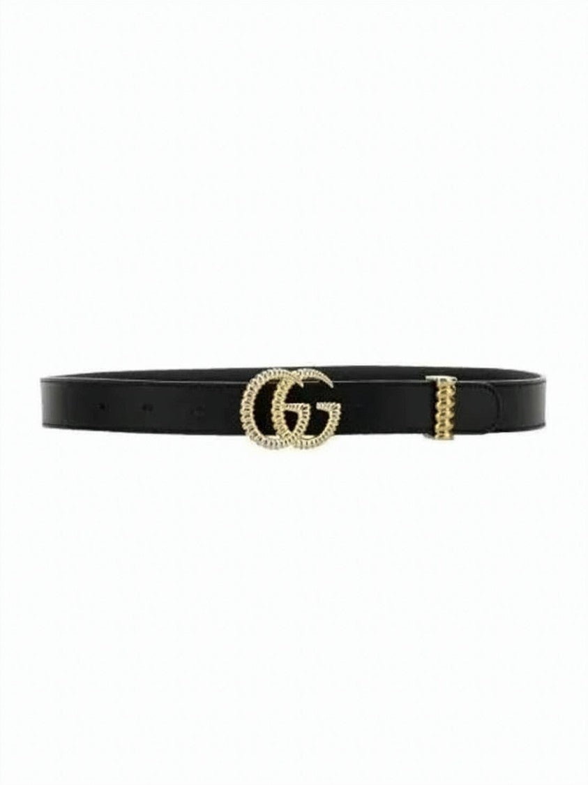 Gucci Narrow Black Belt