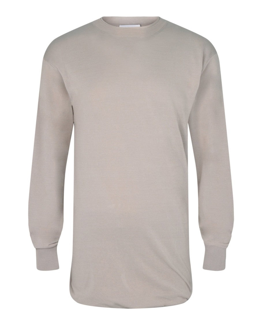 Ferragamo Gathered Hem Long Sleeve  Long Sleeve Shirt