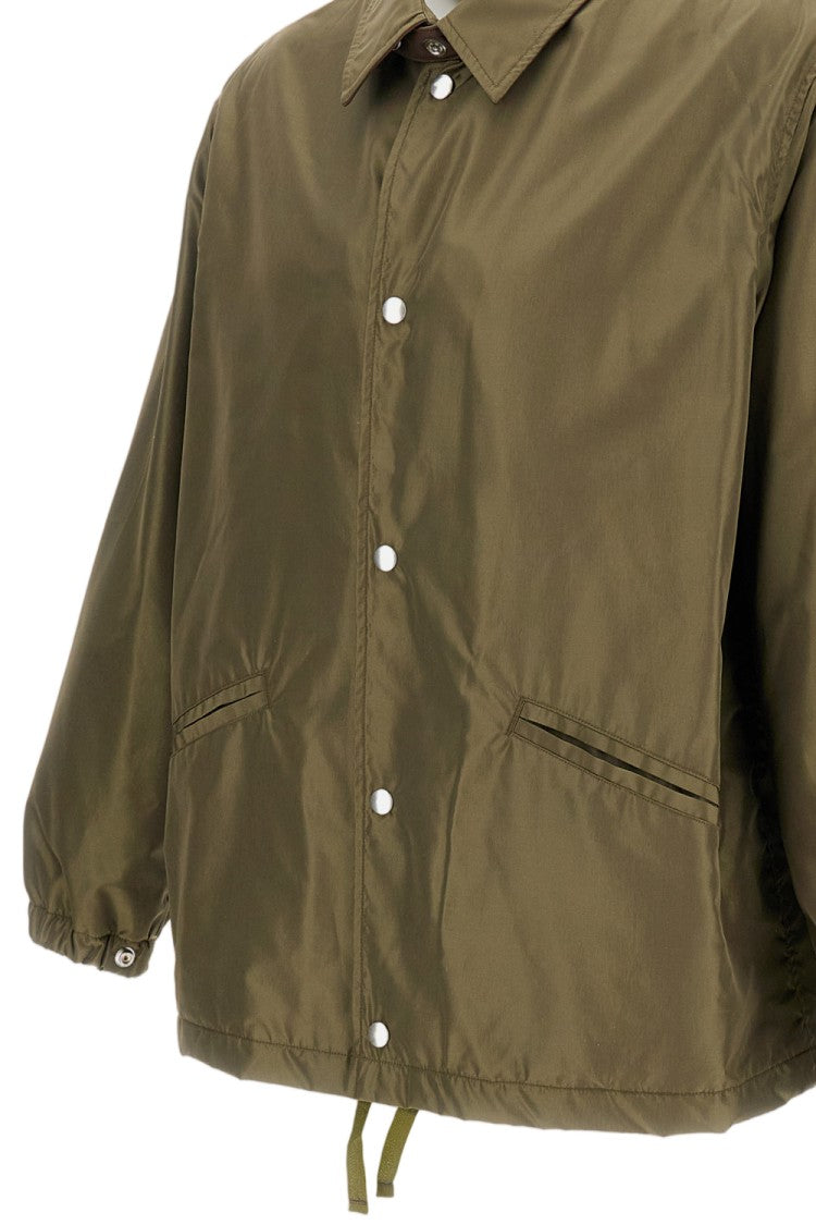 Kaptain Sunshine Oversized Outdoor Jacket With Snap Button Closure And Adjustable Hem