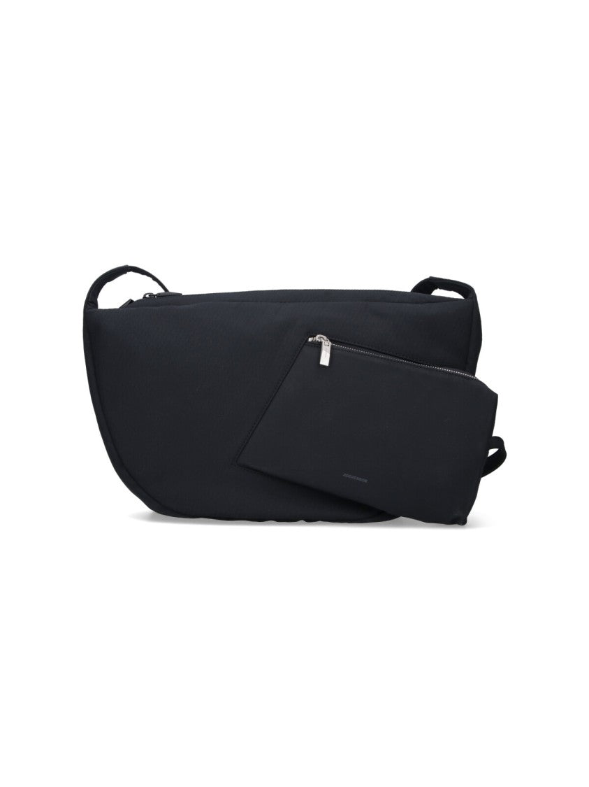 Ader Error Structured Black Bag With Clean Lines