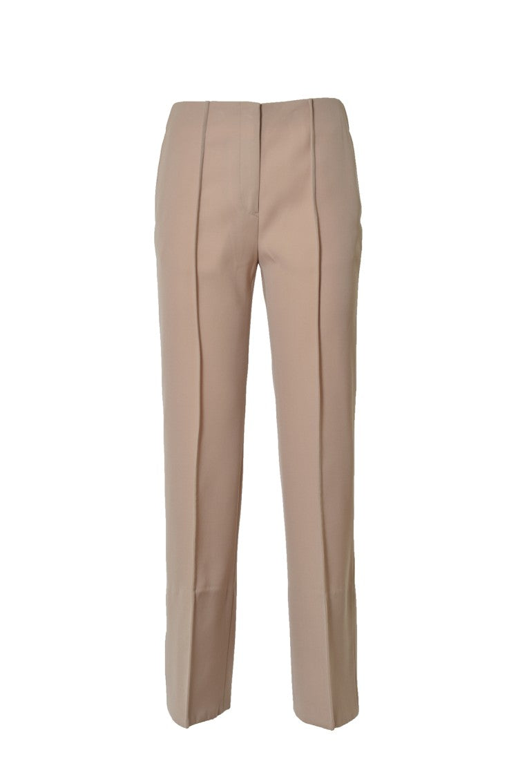 Jil Sander Beige Cotton Straight Pants